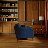 Charice Navy 3 Seater Sofa from Roseland Furniture