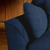 Charice Navy 3 Seater Sofa from Roseland Furniture