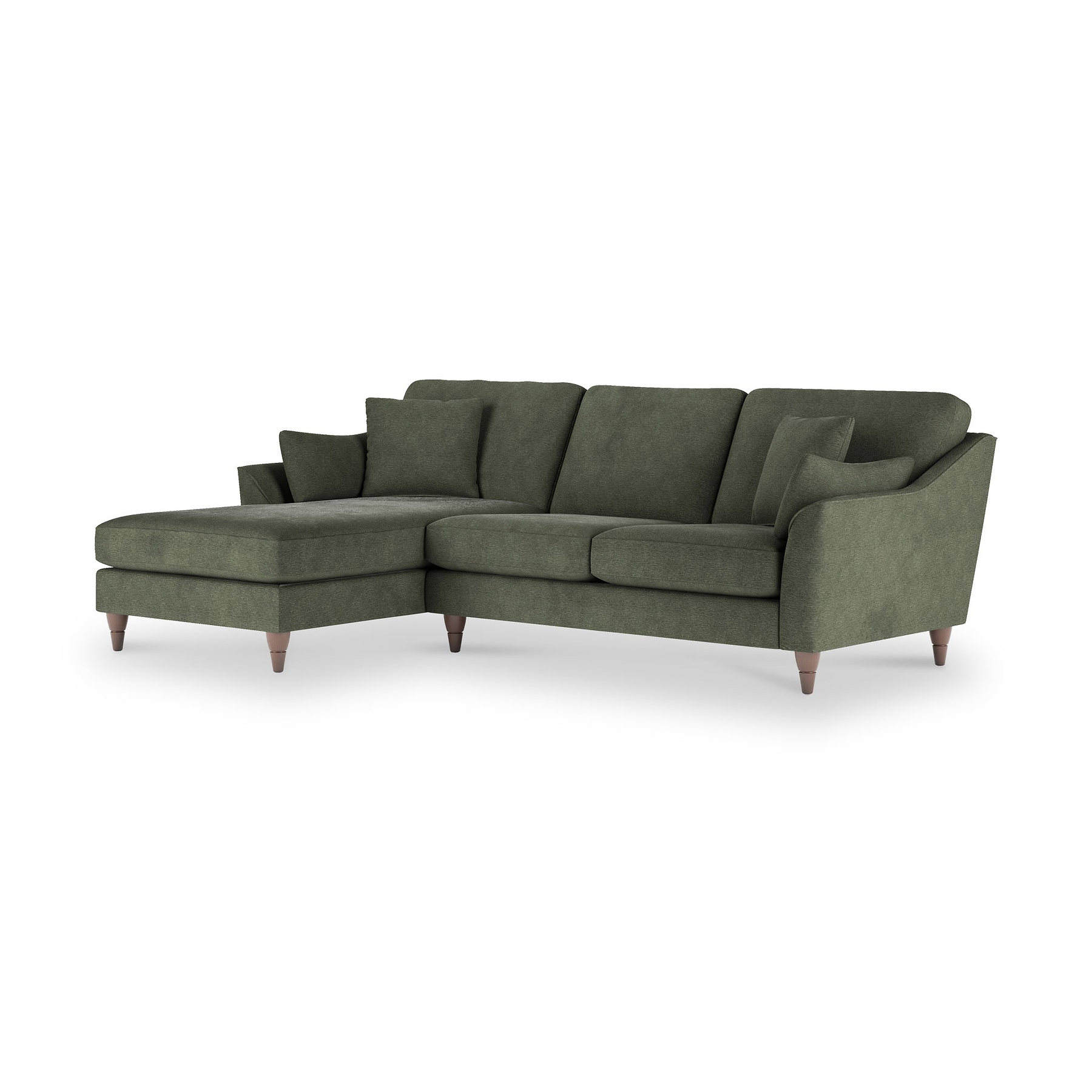 Charice Alpine Green Left Hand Chaise Sofa from Roseland Furniture
