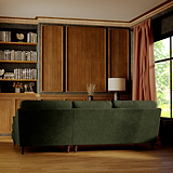 Charice Alpine Green Right Hand Chaise Sofa from Roseland Furniture