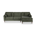 Charice Alpine Green Right Hand Chaise Sofa from Roseland Furniture