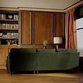 Charice Alpine Green Left Hand Chaise Sofa from Roseland Furniture
