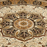 Holden Black Cream Oriental Stain Resistant Circular Rug