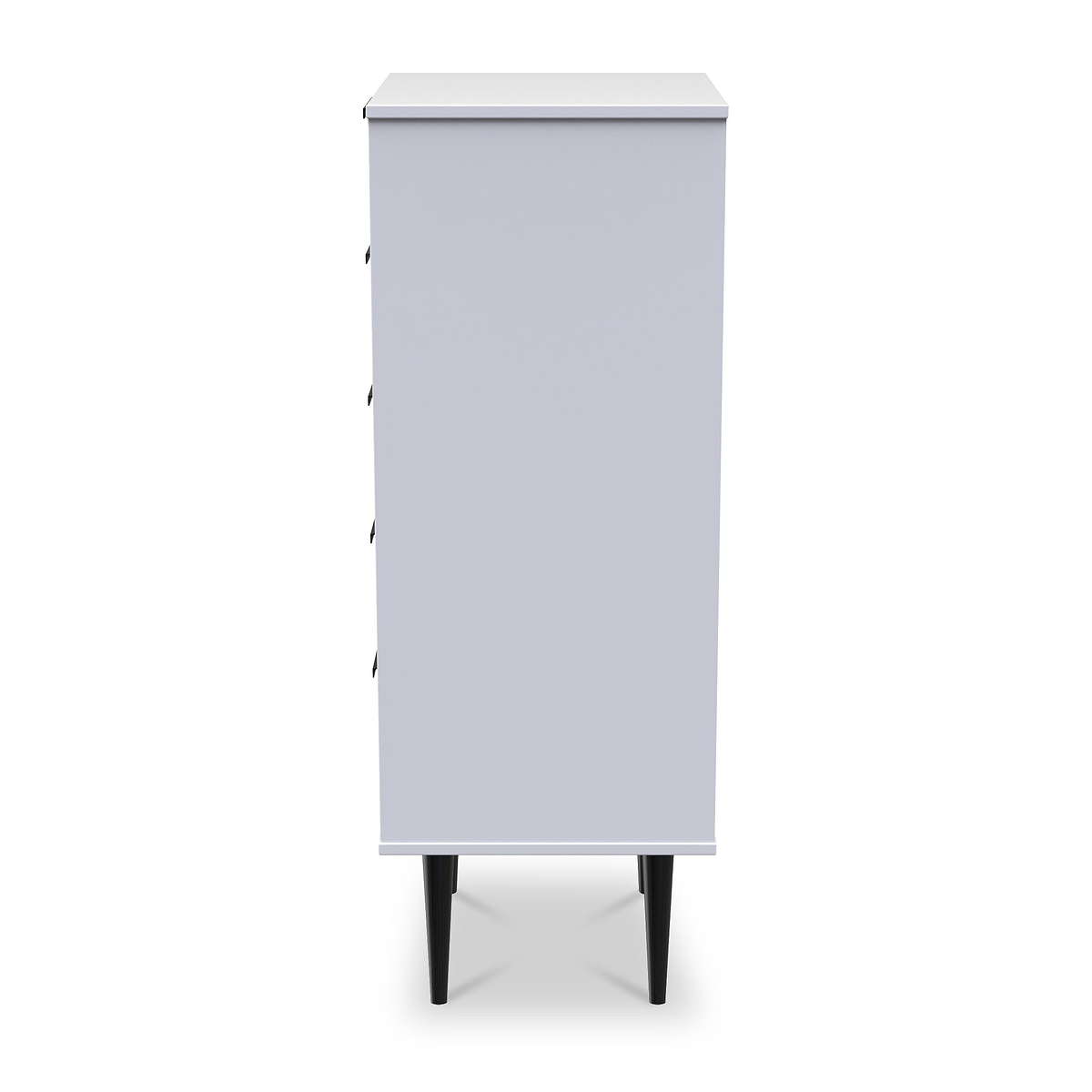 Asher White and Grey Tallboy Chest of Drawers from Roseland Furniture