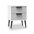 Asher 2 Drawer Bedside from Roseland Furniture
