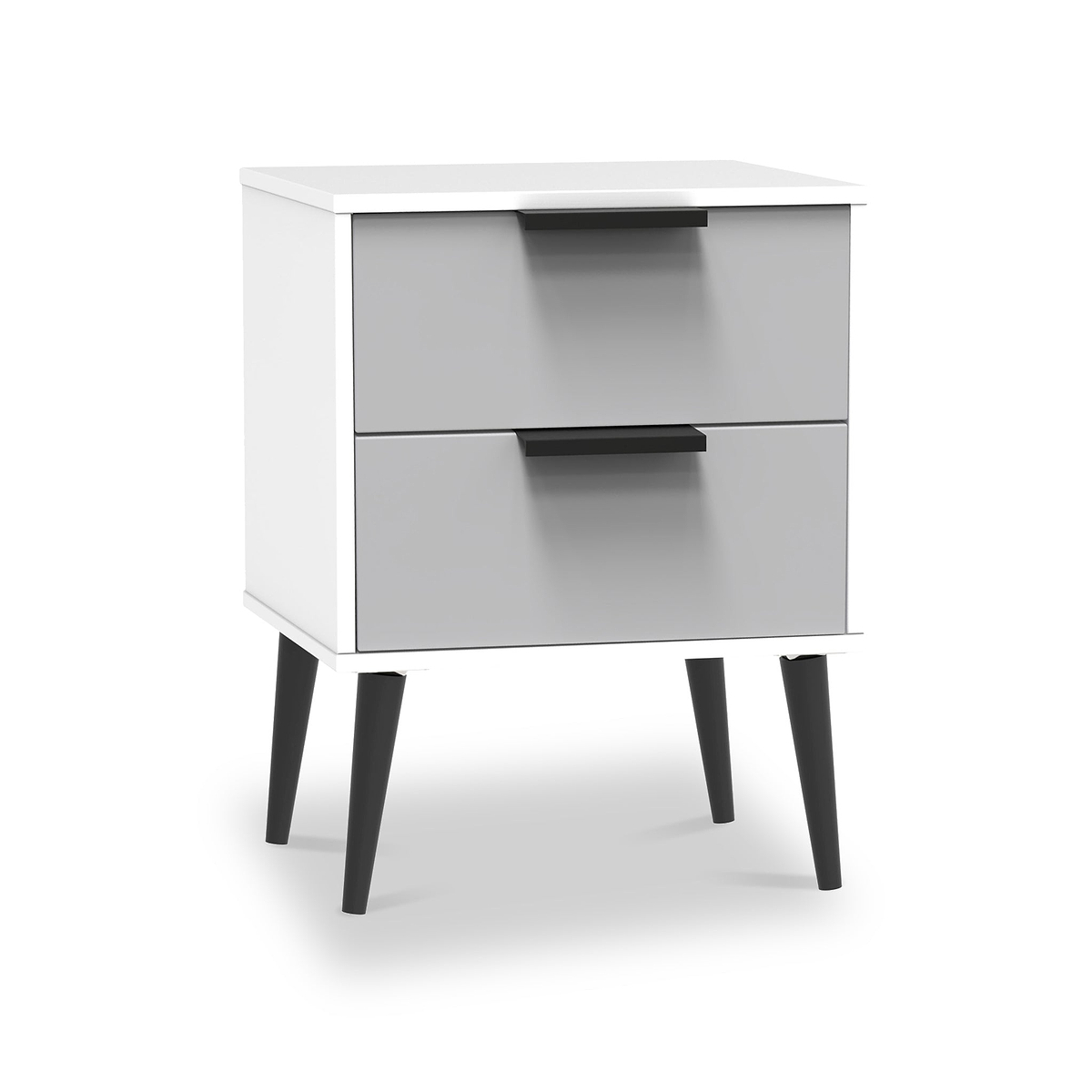 Asher 2 Drawer Bedside from Roseland Furniture