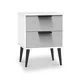 Asher 2 Drawer Bedside from Roseland Furniture