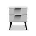 Asher 2 Drawer Bedside from Roseland Furniture