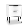 Asher 2 Drawer Bedside from Roseland Furniture