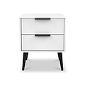 Asher 2 Drawer Bedside from Roseland Furniture