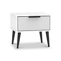 Asher Grey 1 Drawer Bedside Table from Roseland