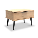 Asher Light Oak 1 Drawer Side Table from Roseland Furniture