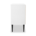 Asher White 3 Drawer TV Unit Cabinet from Roseland Furniture