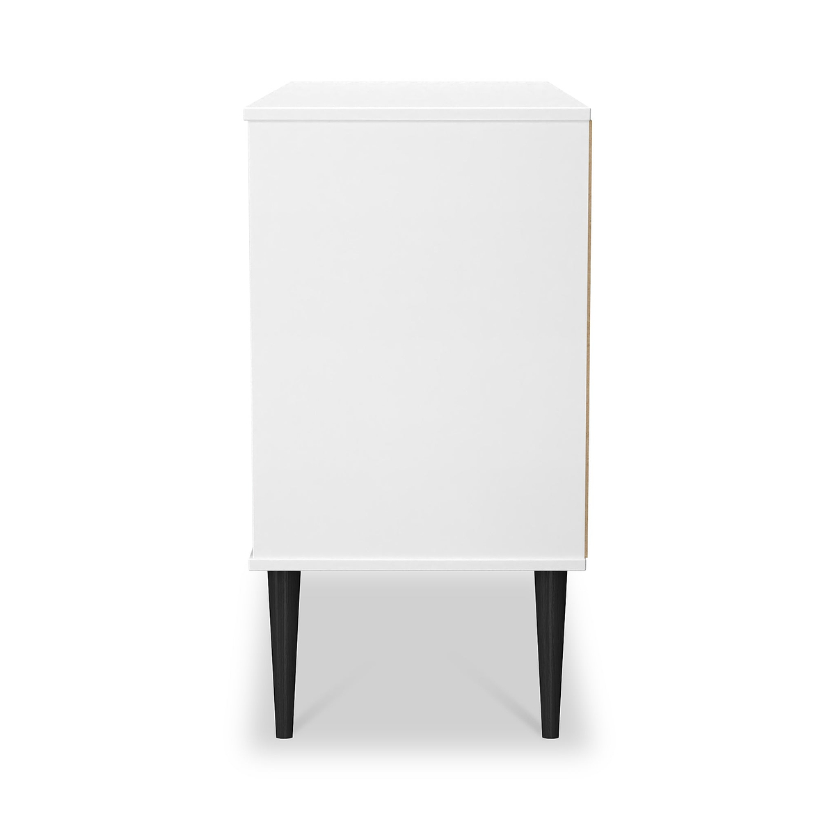 Asher White 3 Drawer TV Unit Cabinet from Roseland Furniture
