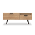 Asher Light Oak TV Console Unit from Roseland Furniture