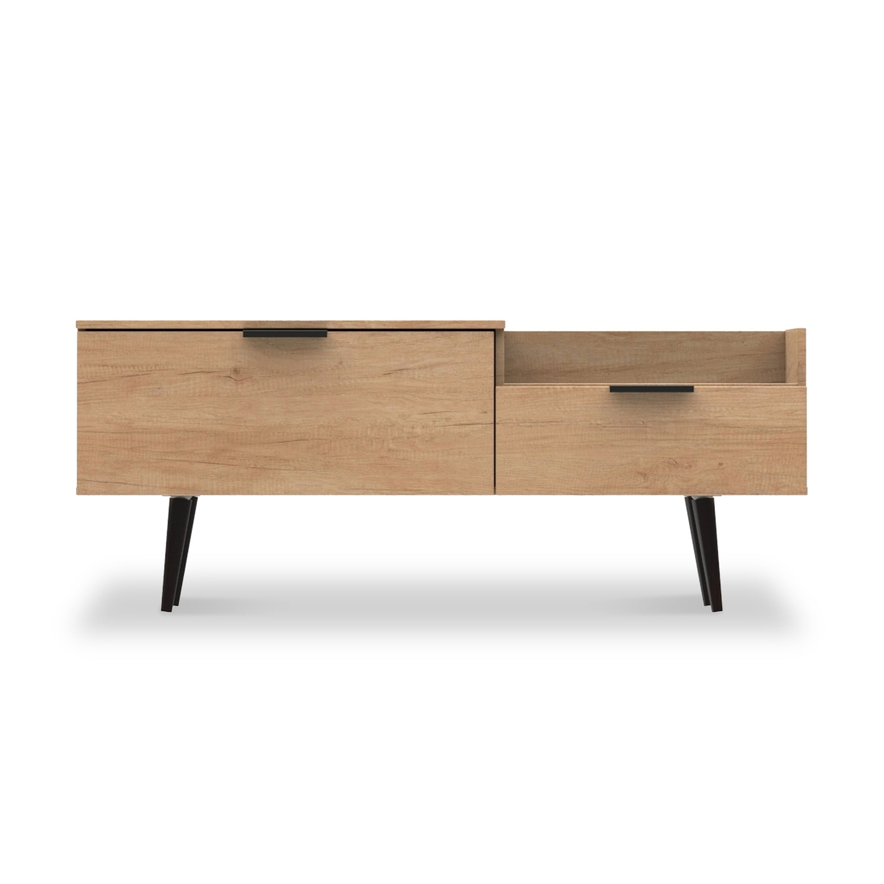 Asher Light Oak TV Console Unit from Roseland Furniture