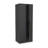 Moreno Graphite Grey 2 Door Double Wardrobe from Roseland furniture
