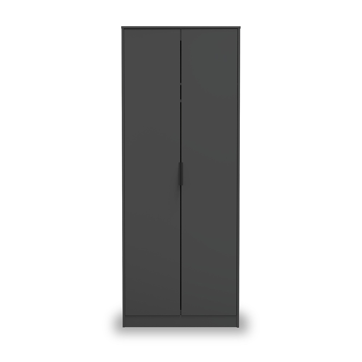 Moreno Graphite Grey 2 Door Double Wardrobe from Roseland furniture