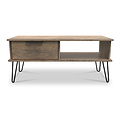 Moreno Rustic Oak 1 Drawer Coffee Table by Roseland Furniture
