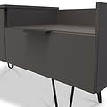 Moreno Graphite Grey TV Console Unit from Roseland Furniture