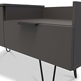 Moreno Graphite Grey TV Console Unit from Roseland Furniture