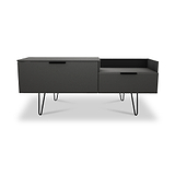 Moreno Graphite Grey TV Console Unit from Roseland Furniture