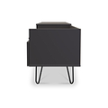 Moreno Graphite Grey TV Console Unit from Roseland Furniture