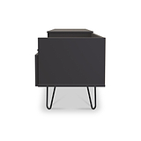 Moreno Graphite Grey TV Console Unit from Roseland Furniture