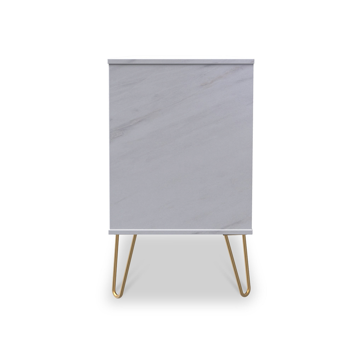 Moreno Marble Effect 3 Drawer Chest