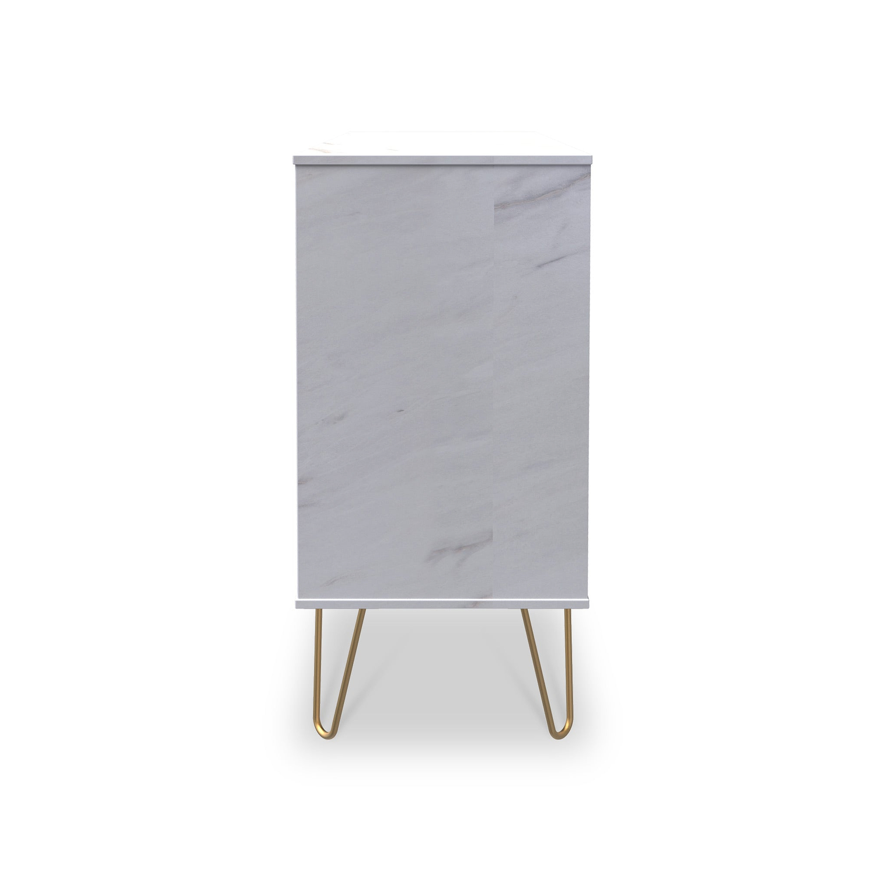 Moreno Marble Effect 4 Drawer Chest