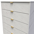 Moreno Marble Effect 5 Drawer Chest