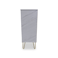 Moreno Marble Effect 5 Drawer Chest