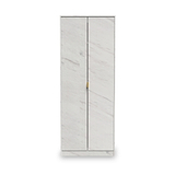 Moreno Marble Effect 2 Door Double Wardrobe