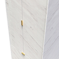 Moreno Marble Effect 2 Door 2 Drawer Double Wardrobe