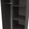 Moreno Graphite Grey Open Shelf Unit