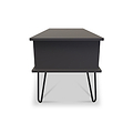 Moreno Graphite Grey 1 Drawer Coffee Table with hairpin legs