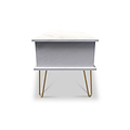 Moreno White Marble 1 Drawer Coffee Table
