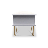Moreno White Marble 1 Drawer Coffee Table