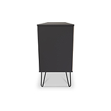 Moreno Graphite Grey 6 Drawer Sideboard Cabinet