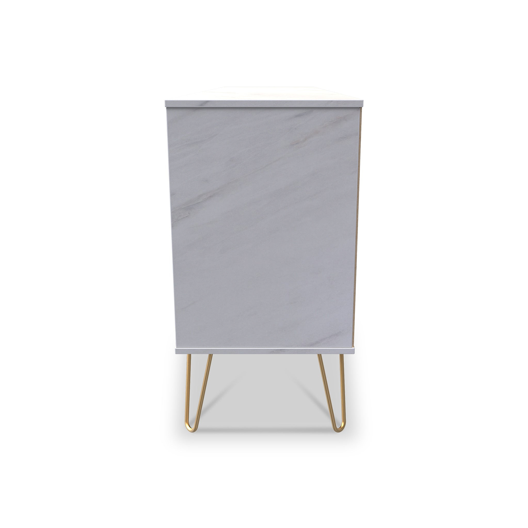 Moreno Marble 6 Drawer Sideboard Cabinet