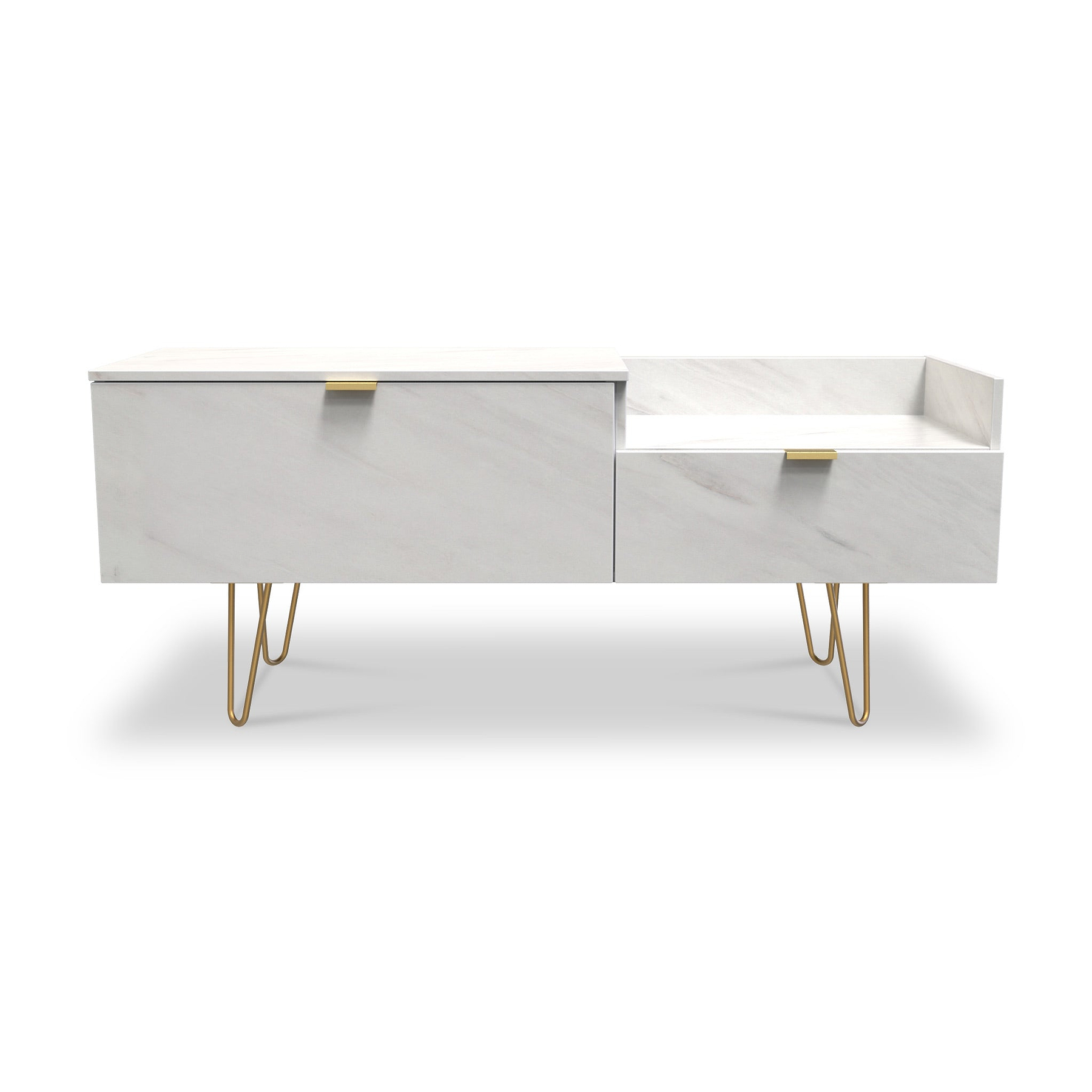 Moreno Marble Effect TV Stand