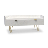 Moreno Marble Effect Media Console Unit from Roseland Furniture