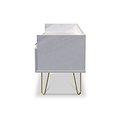 Moreno Marble Effect Media Console Unit