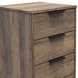 Ashbourne 5 Drawer Tallboy Vintage Oak from Roseland Furniture