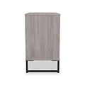 Ashbourne 3 Drawer Wide Chest Grey Oak from Roseland Furniture