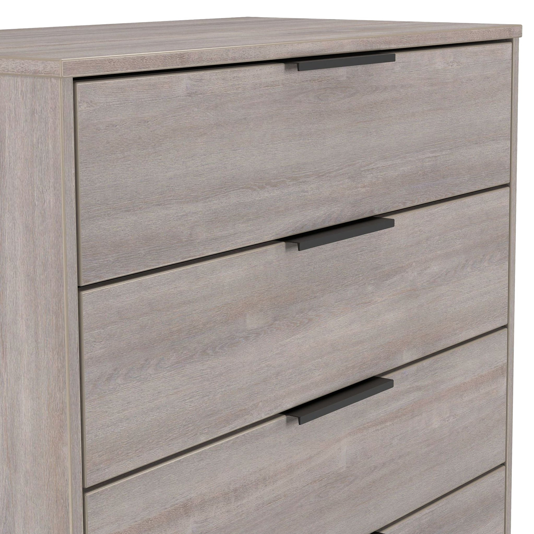 Ashbourne 4 Drawer Chest Grey Oak from Roseland Furniture
