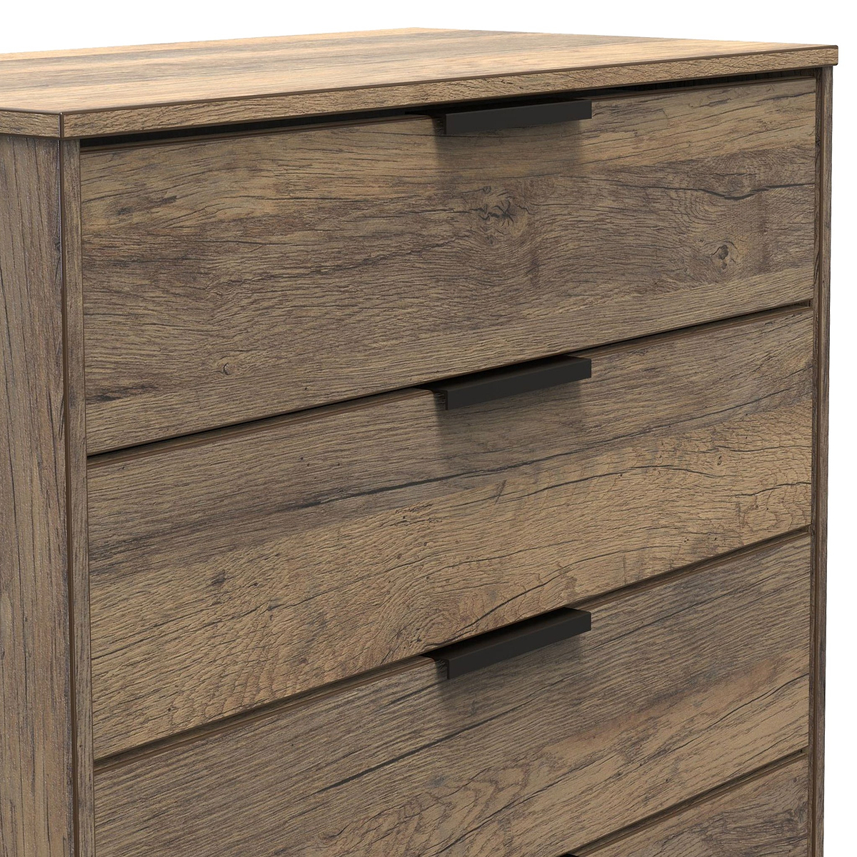 Ashbourne 4 Drawer Chest Vintage Oak from Roseland Furniture