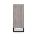 Ashbourne 5 Drawer Chest Grey Oak from Roseland Furniture