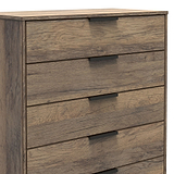 Ashbourne 5 Drawer Chest Vintage Oak from Roseland Furniture