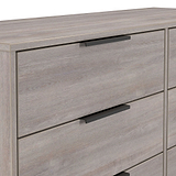 Ashbourne 6 Drawer Chest Grey Oak from Roseland Furniture